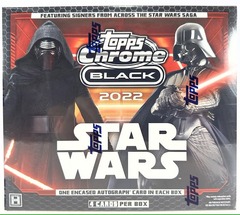 2022 Topps Chrome Black Star Wars Hobby Box